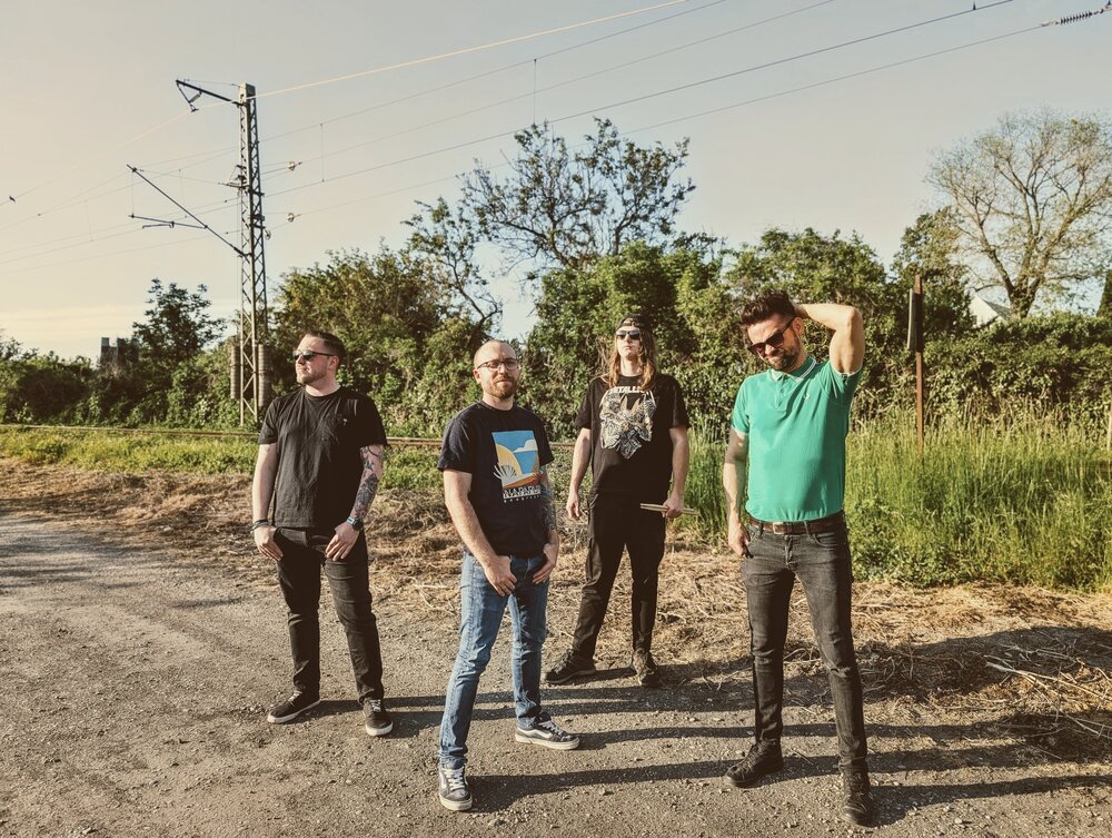 Official band photo of dots & lies, May 2026